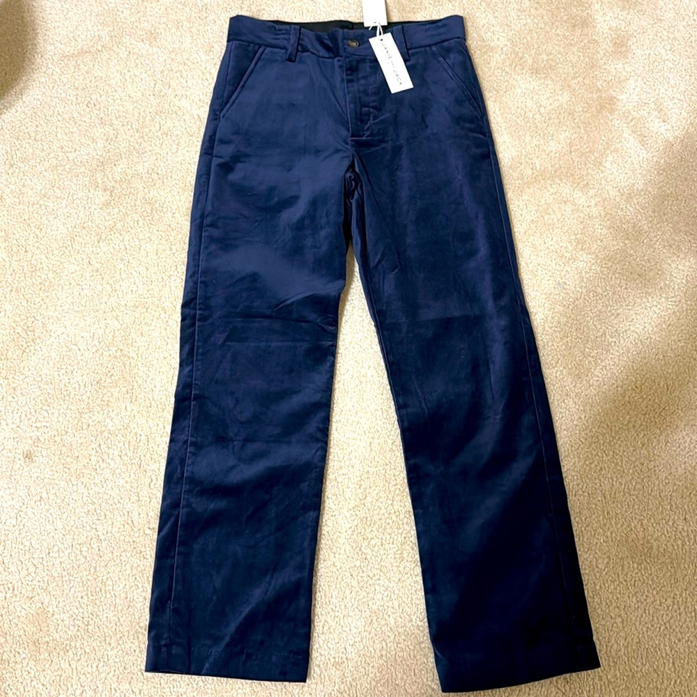 NWT NAVY velvet pants 10